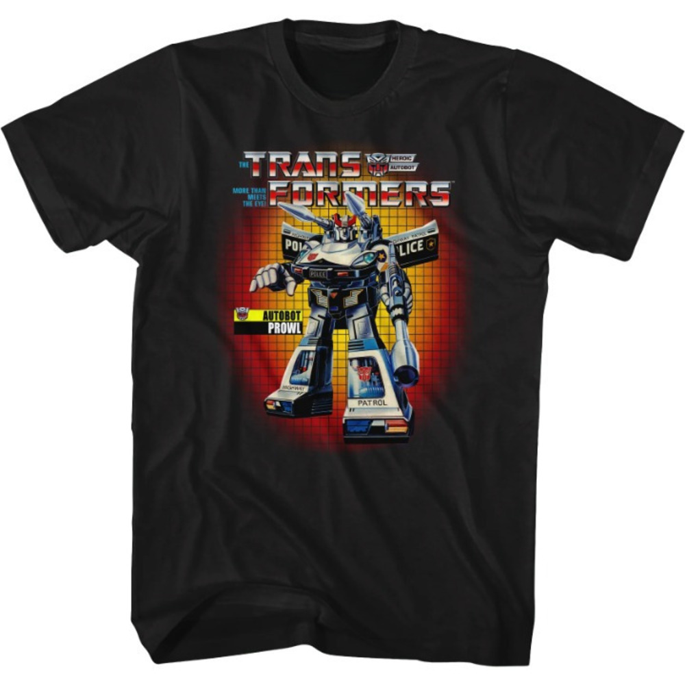 Box Art Prowl Transformers Tshirt